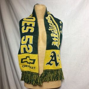 Oakland A’s Cespedes #52 Green/Yellow Unisex Scarf